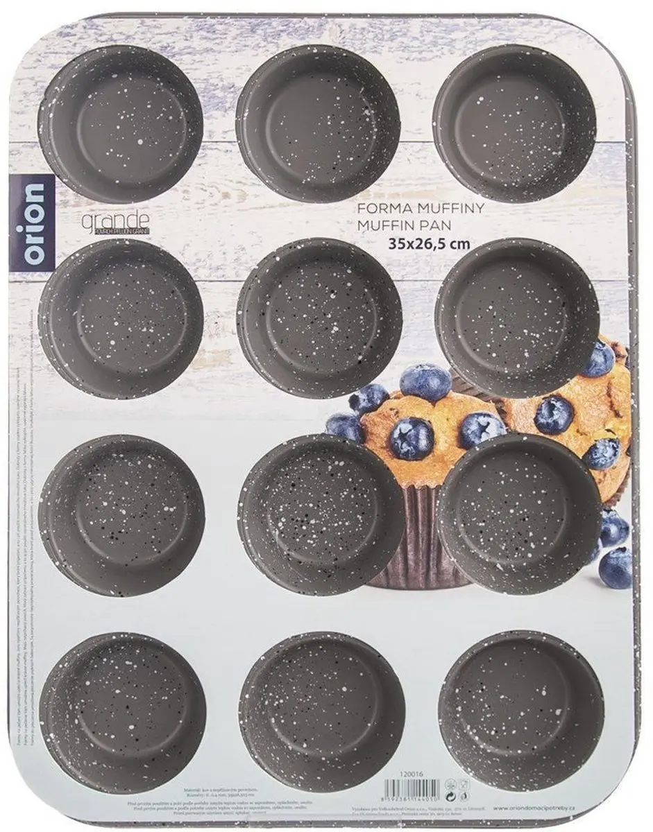 Orion Grande Granieten Muffinvorm 12 Stuks