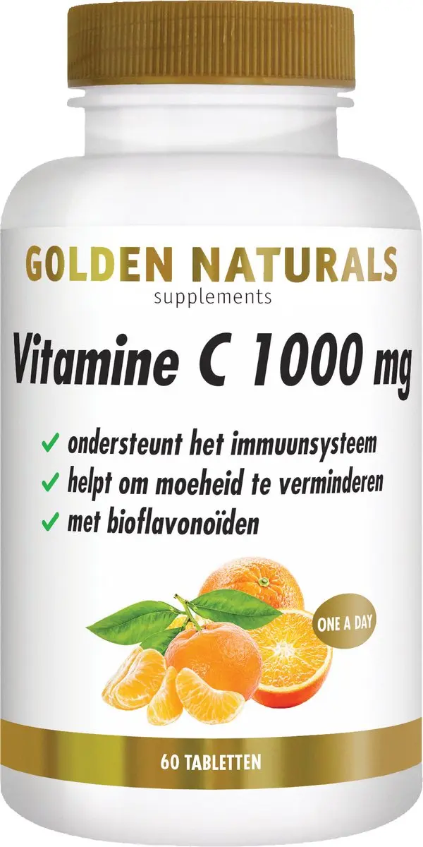 Golden Naturals Vitamine C 1000mg 60 Tabletten
