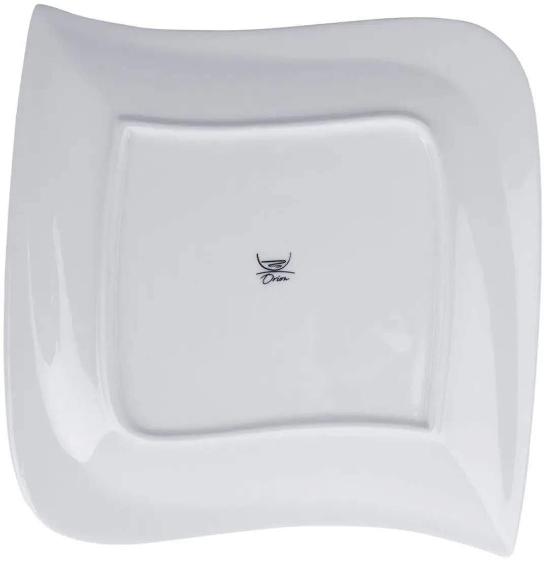 Orion Mona Serie Porseleinen Dinerbord 25x25cm - Wit - afbeelding 6 van 6