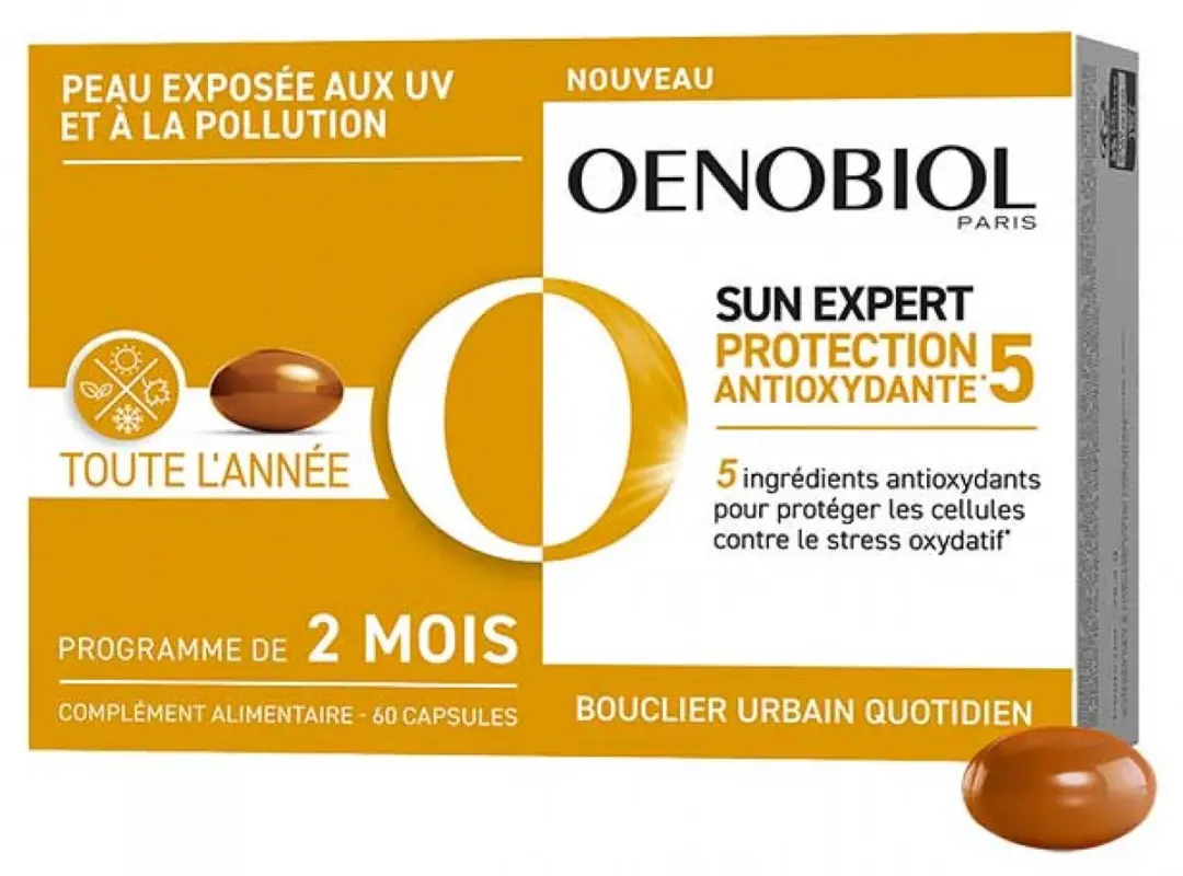 Oenobiol Sun Expert Antioxiderende Bescherming 60 Capsules