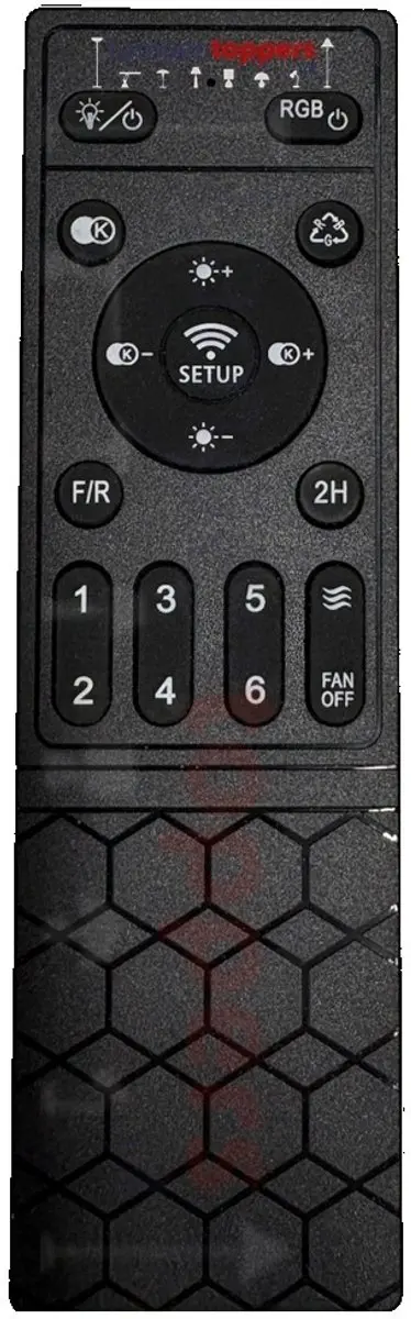 Freelight Ventola Plafondventilator F7101W - Wit Ø60cm