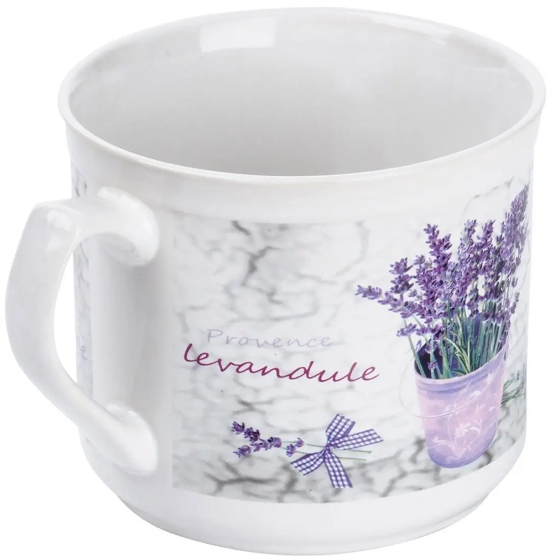 Orion Keramische Mok Lavendel 650ml - Wit