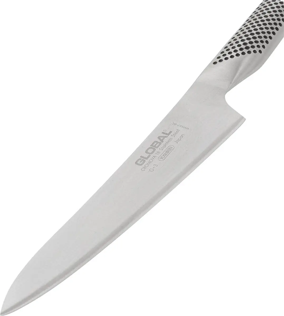 Global G3 Vleesmes 21cm - Zilver