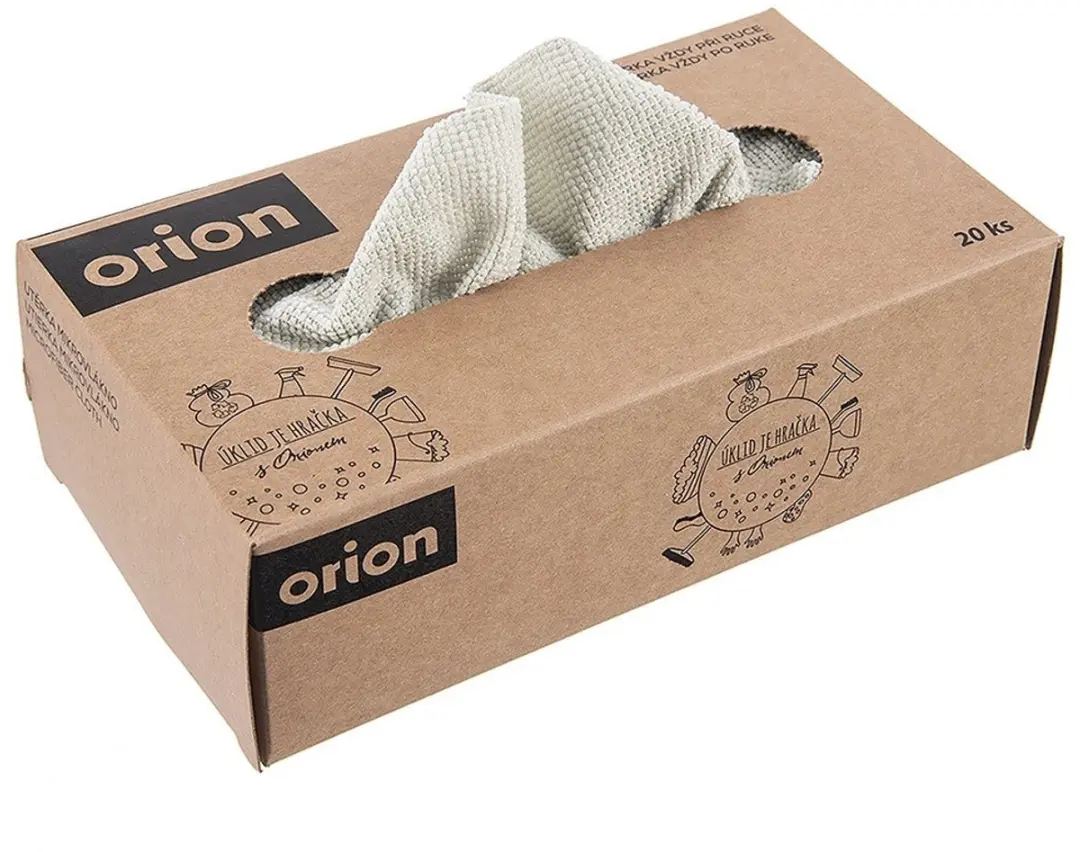 Orion Keuken Schoonmaakdoeken Microvezel 20x20cm - 20 Stuks - Licht olijfgroen - afbeelding 6 van 6