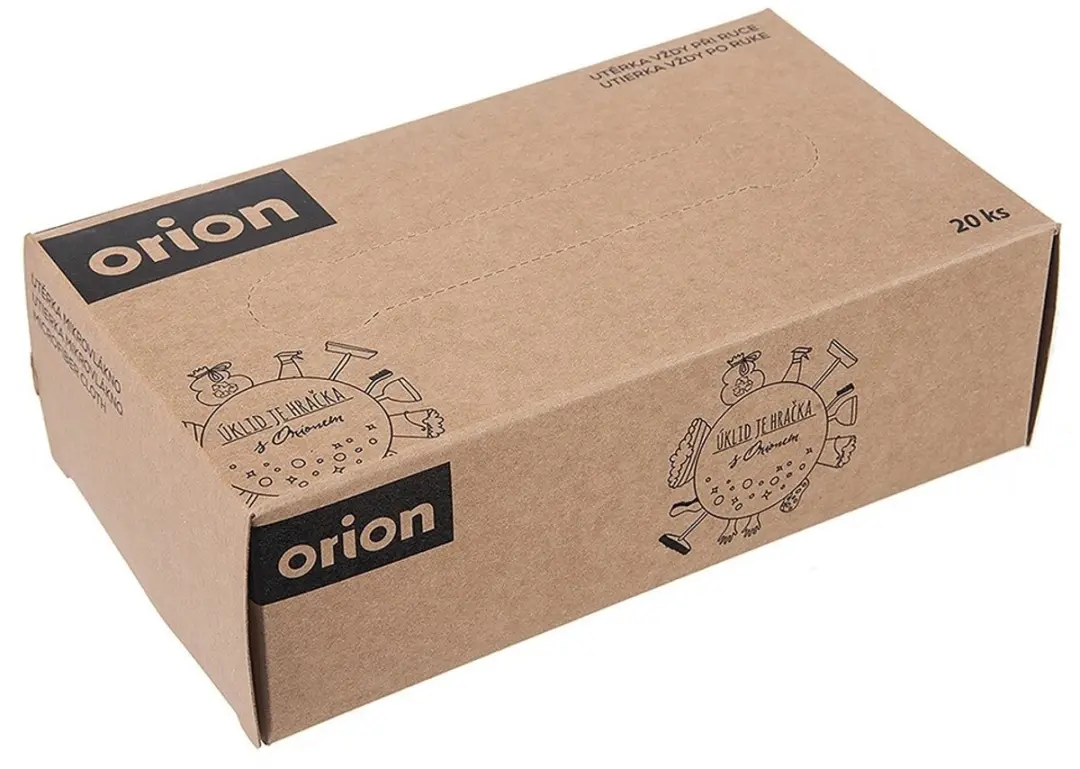 Orion Keuken Schoonmaakdoeken Microvezel 20x20cm - 20 Stuks - Licht olijfgroen