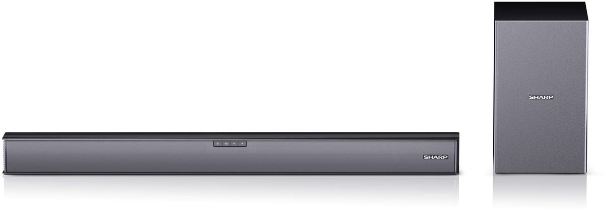 Sharp HT-SBW182 2.1 Soundbar - draadloze subwoofer - bluetooth - 160 Watt - zwart