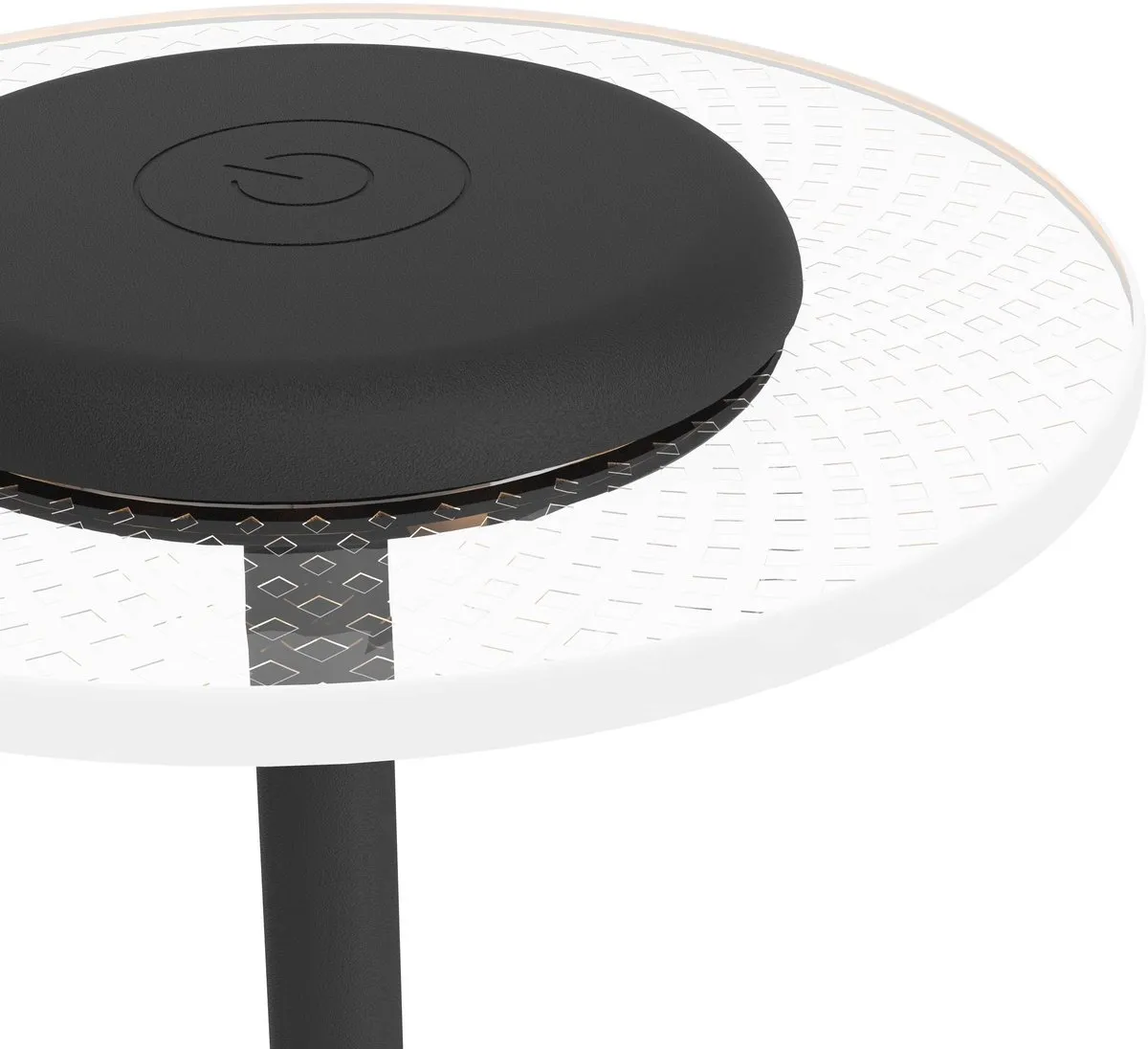 Eglo Trepella Oplaadbare Tafellamp - Zwart - Warm wit & RGB