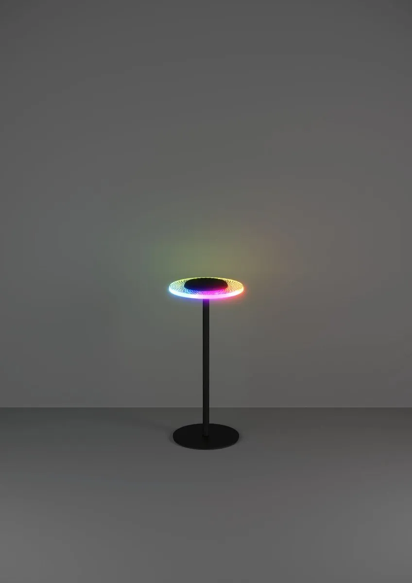Eglo Trepella Oplaadbare Tafellamp - Zwart - Warm wit & RGB - afbeelding 6 van 6