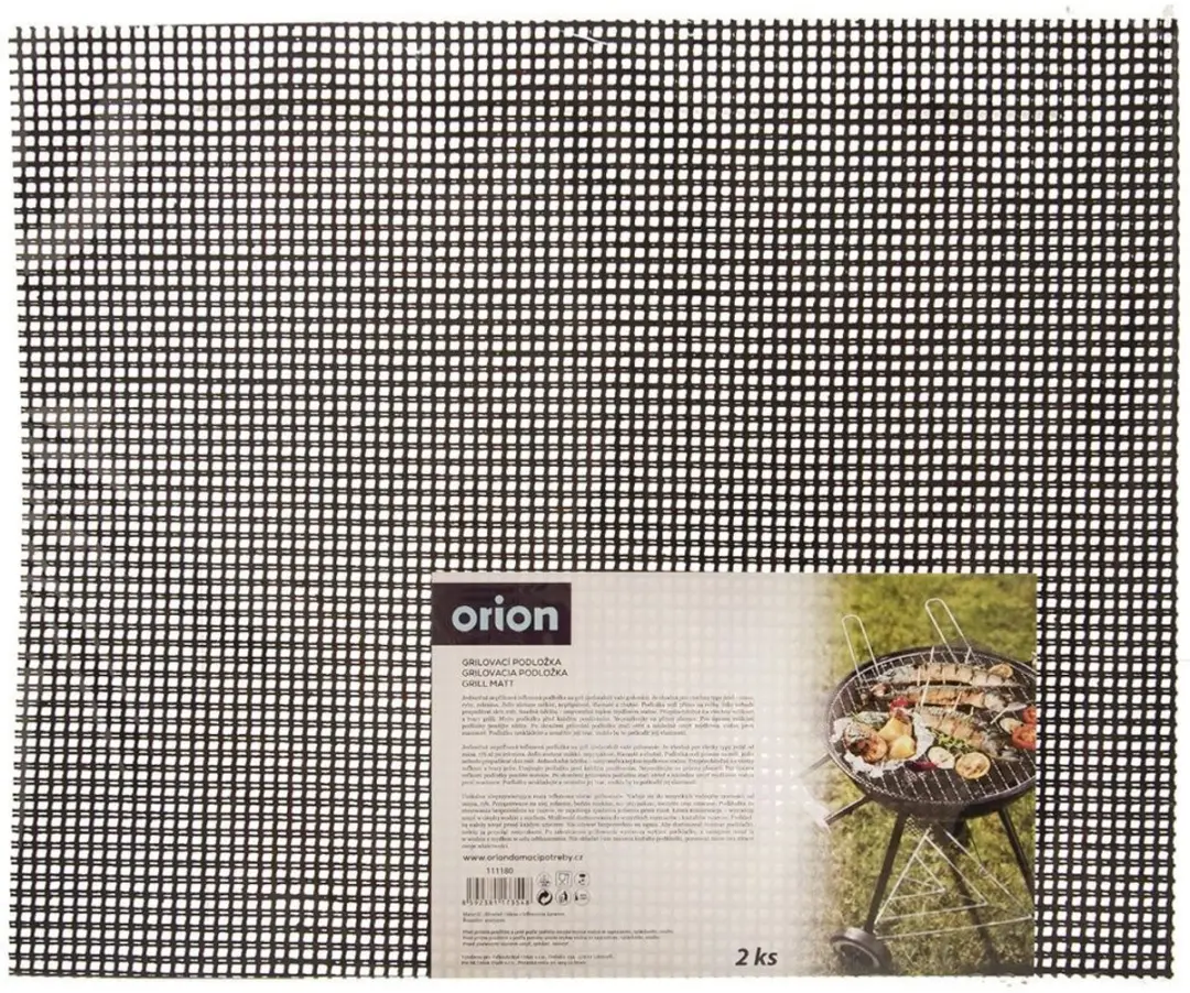 Orion Bakmat 40x33cm - 2 Stuks - Zwart