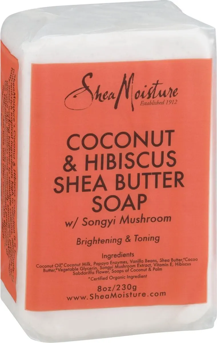 Shea Moisture Coconut & Hibiscus Zeeptablet 230g