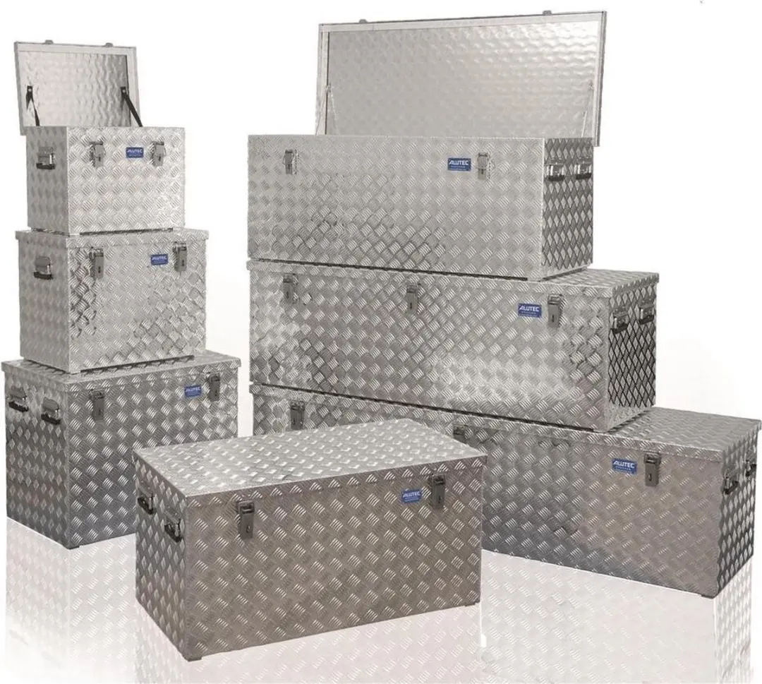 Alutec Extreme 120 Aluminium Transportkist 120L - Zilverkleurig