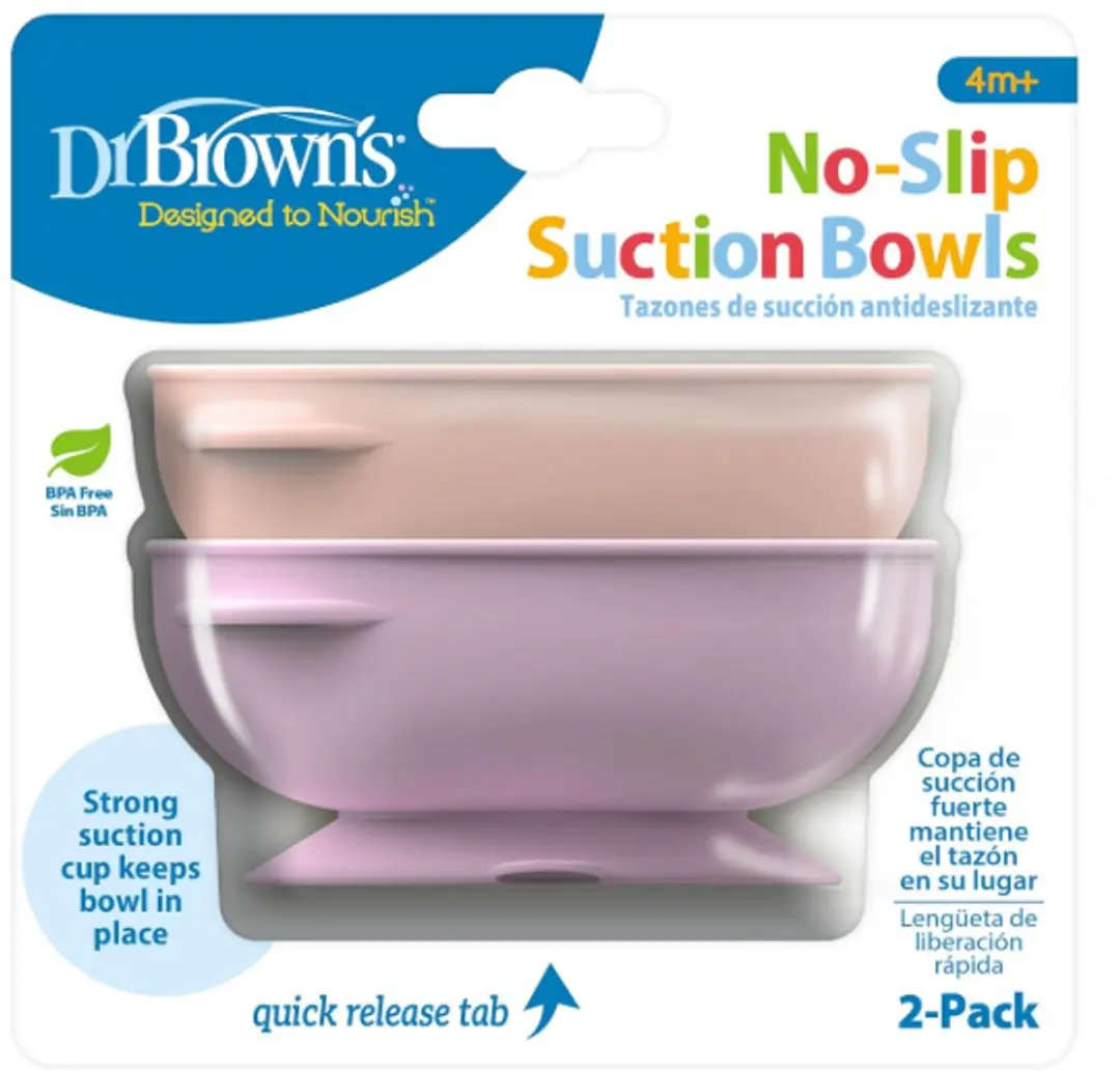 Dr. Brown's No-Slip Zuignap Kommen 2 Stuks