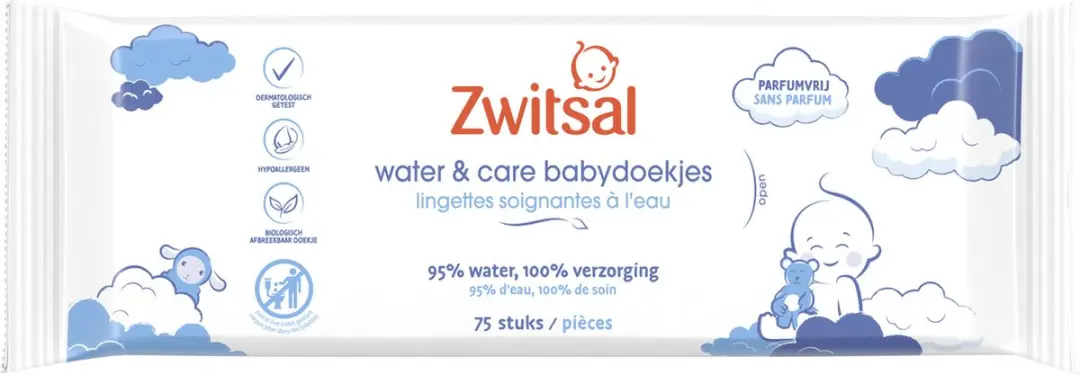 Zwitsal Water & Care Babydoekjes