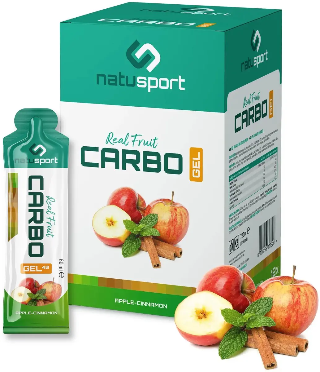Natusport Real Fruit Carbo Gel Apple & Cinnamon