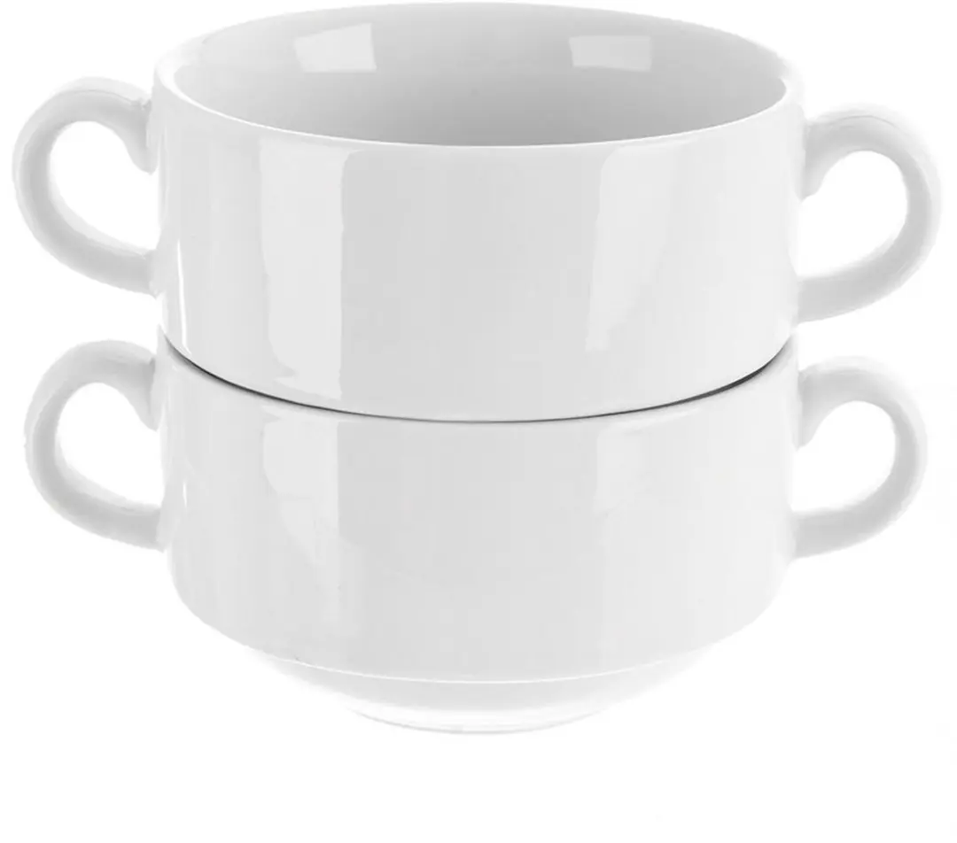 Orion Mona Porseleinen Bouillonkom 290ml - Wit
