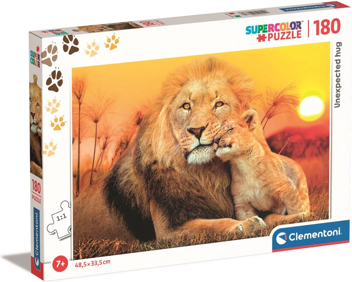 Clementoni Puppies Puzzel 180 Stukjes - Multicolor