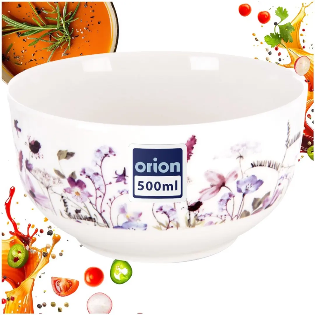 Orion Louka Porseleinen Kom 12,5 cm - 500ml - Multicolor