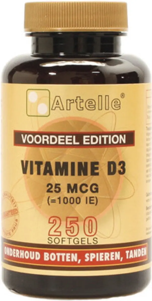 Artelle Vitamine D3 25mcg - 250 Stuks