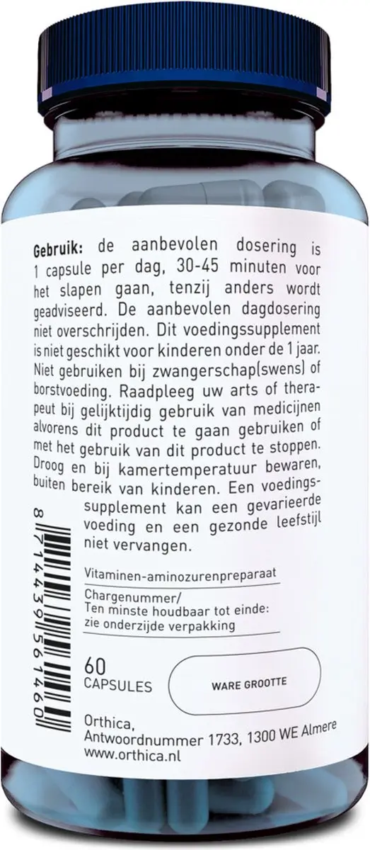 Orthica L-Tryptofaan 400 - 120 Capsules