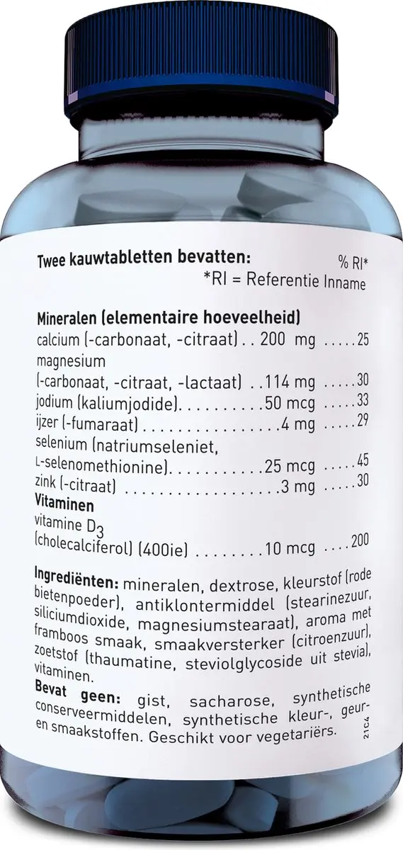 Orthica Dino Minerals Kauwtabletten 90 Stuks