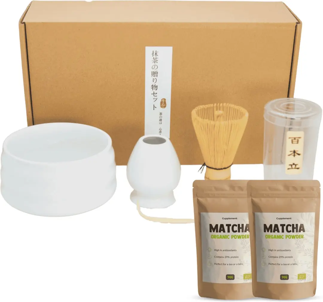 Cupplement Matcha Set Wit