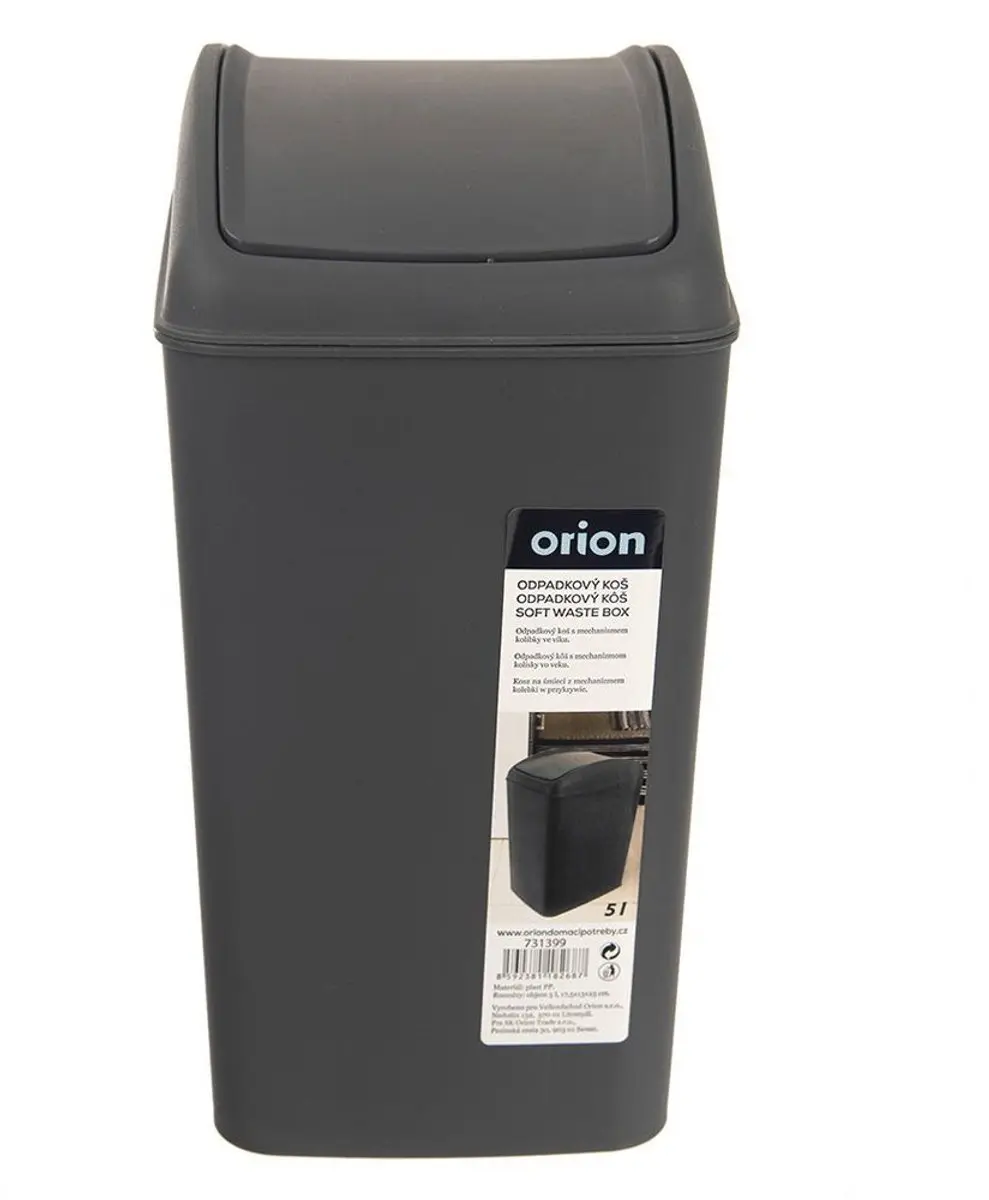 Orion Prullenbak 5L - Grijs