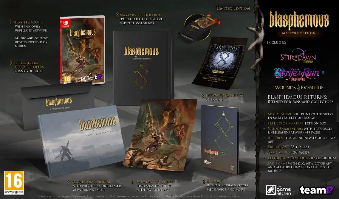 Mindscape Blasphemous Martyr’s Limited Edition - Nintendo Switch