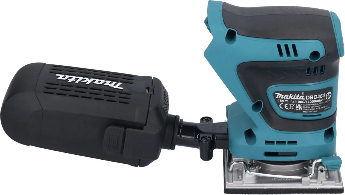 Makita DBO 484 RT1 Accu-Excentrische Schuurmachine 18V - 14.000 t/min