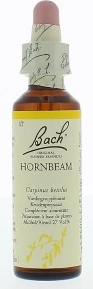 Bach Hornbeam Haagbeuk 20ml - afbeelding 6 van 6