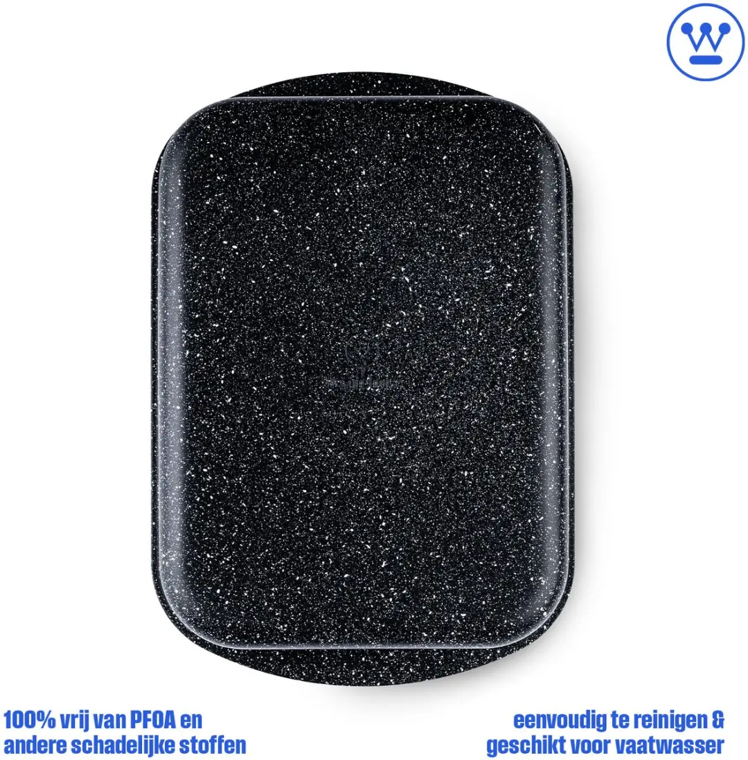 Westinghouse WCBA0009002MBB Ovenschaal - Zwart Marmer - 30x22cm