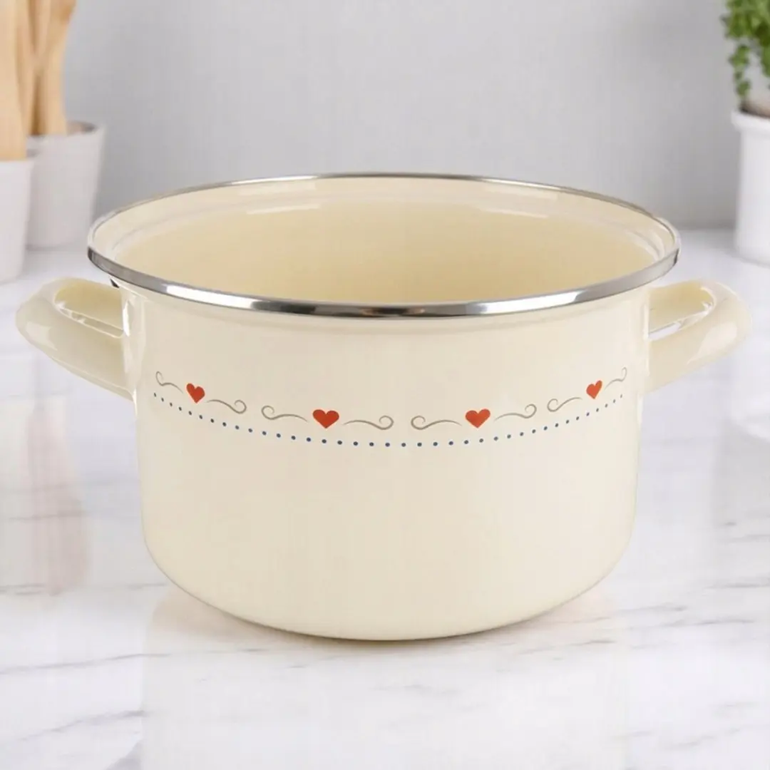 Orion Tonca 20cm Emal Pot 3L - Inductie/Oven/Vaatwasser