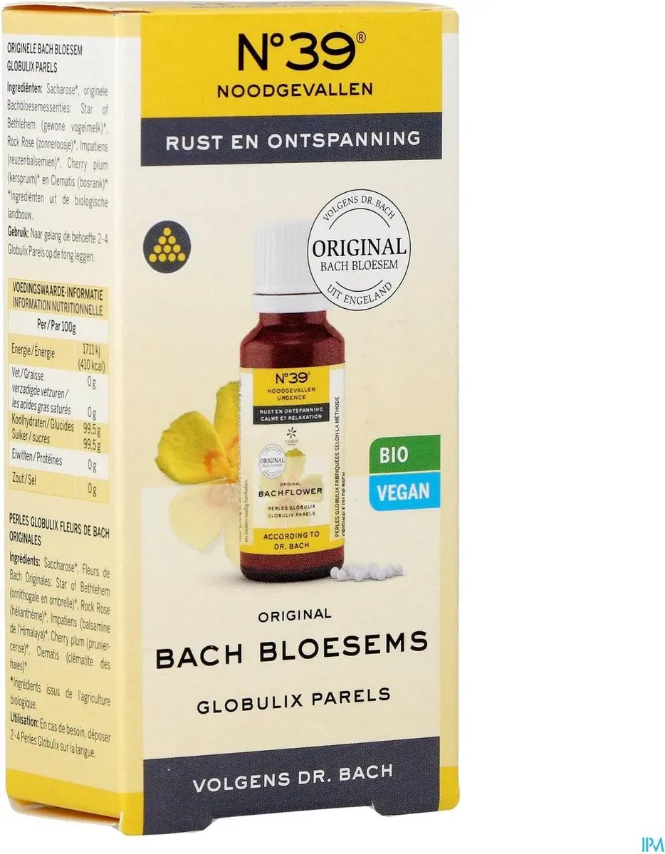 Bach Bio N°39 Noodgevallen Parels 20g