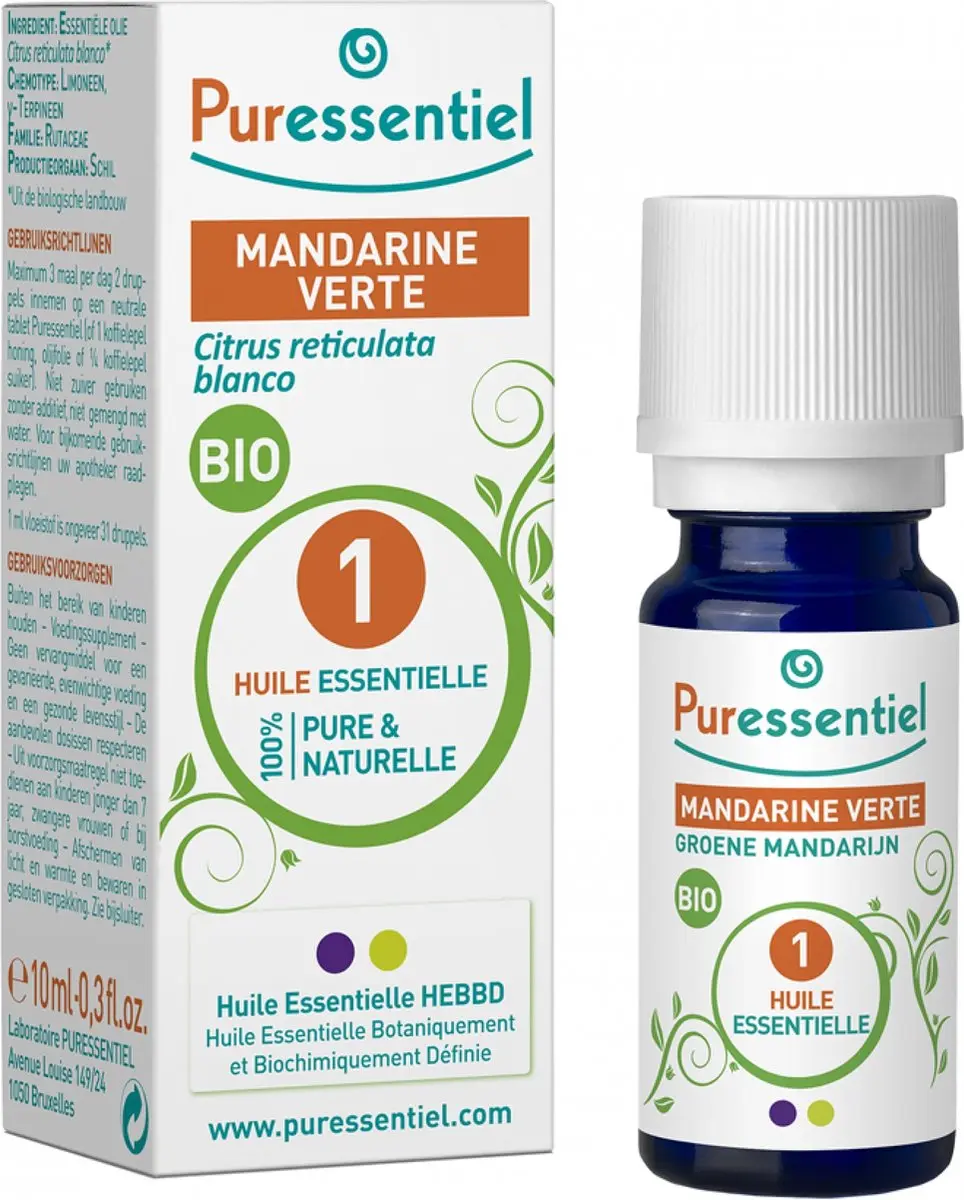 Puressentiel Groene Mandarijn Bio Etherische Olie 10ml