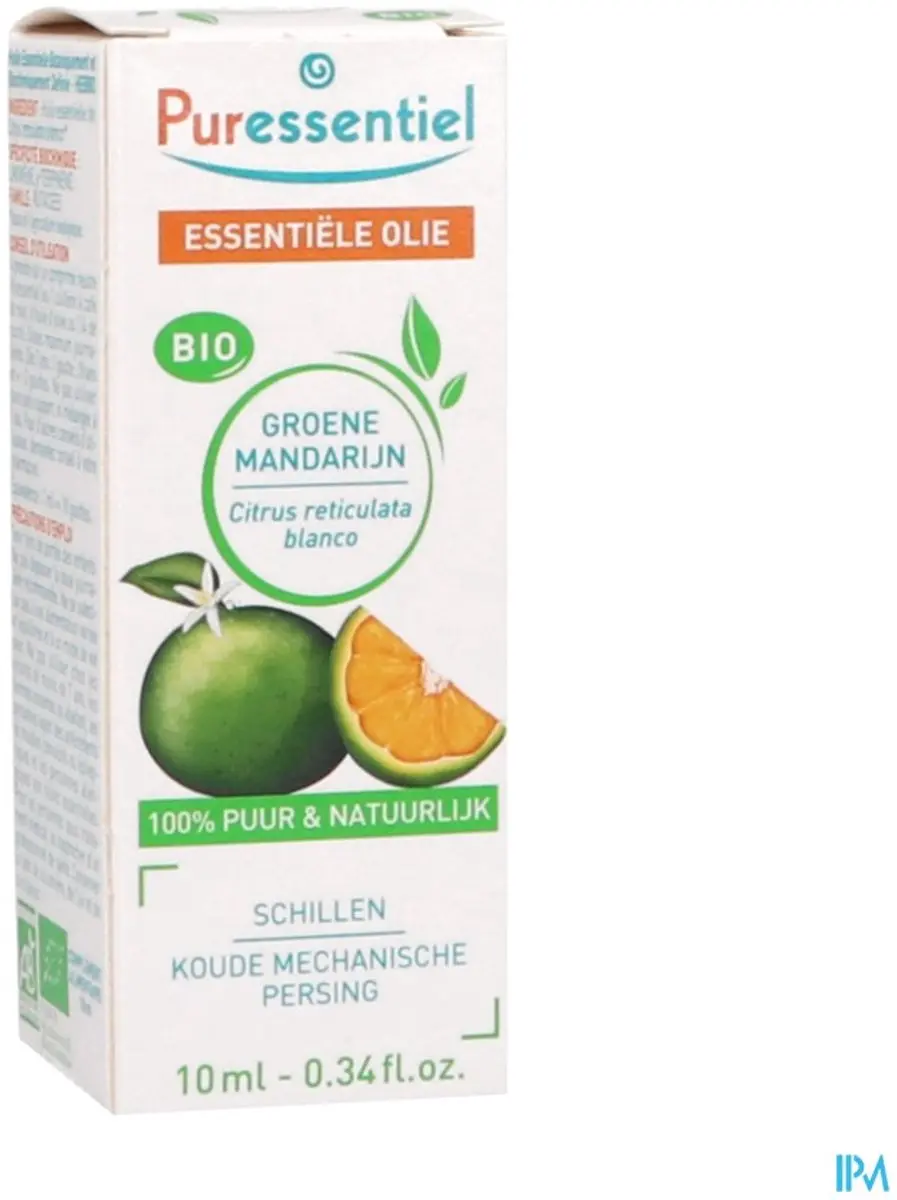 Puressentiel Groene Mandarijn Bio Etherische Olie 10ml