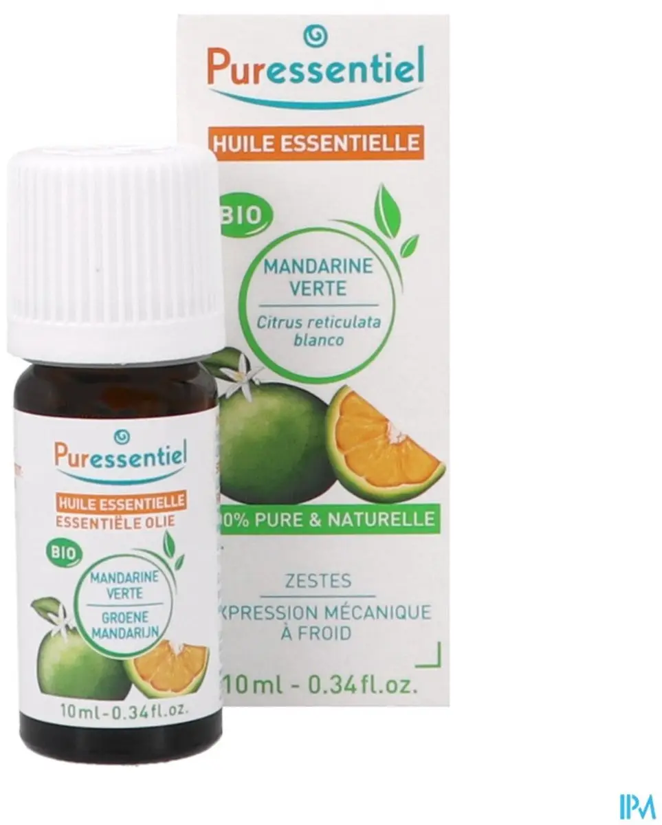 Puressentiel Groene Mandarijn Bio Etherische Olie 10ml - afbeelding 6 van 6