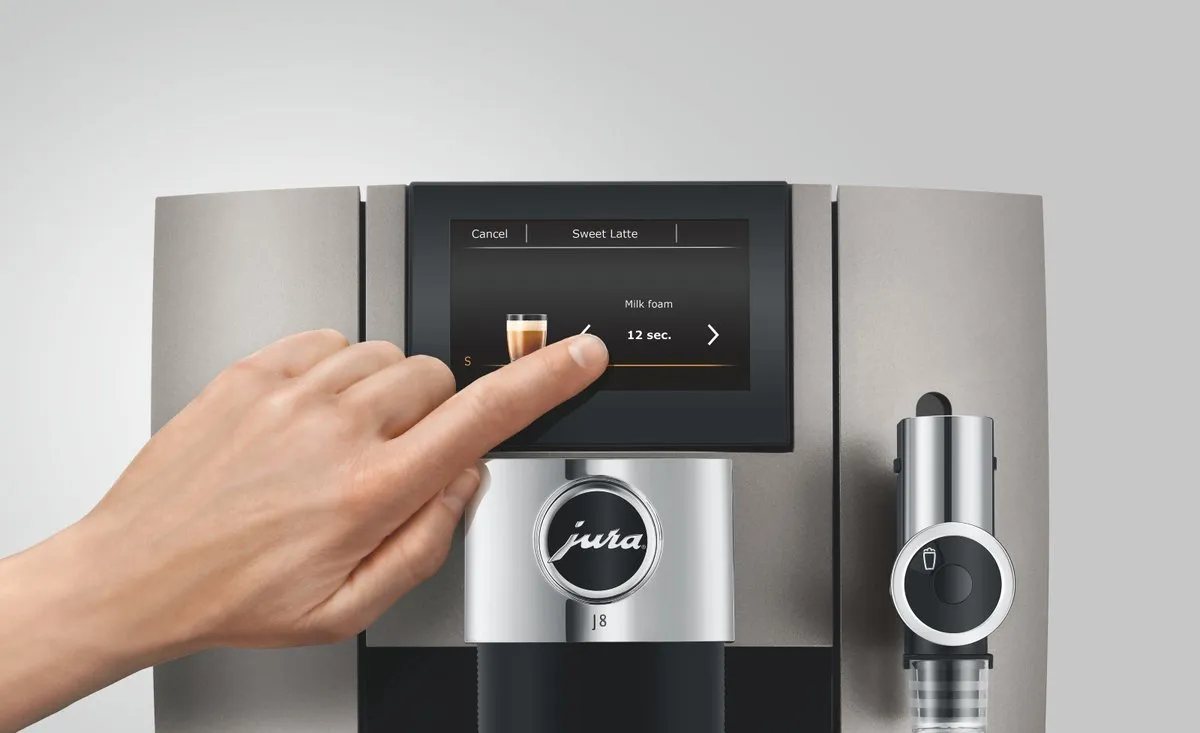 Jura J8 Midnight Silver Volautomatische Espressomachine - 31 Programma's
