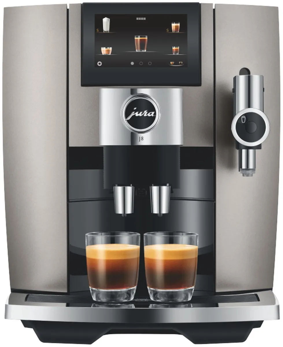 Jura J8 Midnight Silver Volautomatische Espressomachine