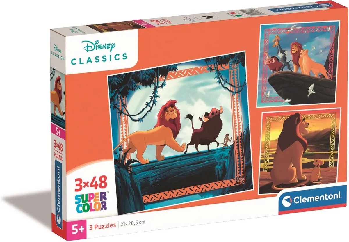 Clementoni De Leeuwenkoning Puzzel 144 Stuks - Multikleur