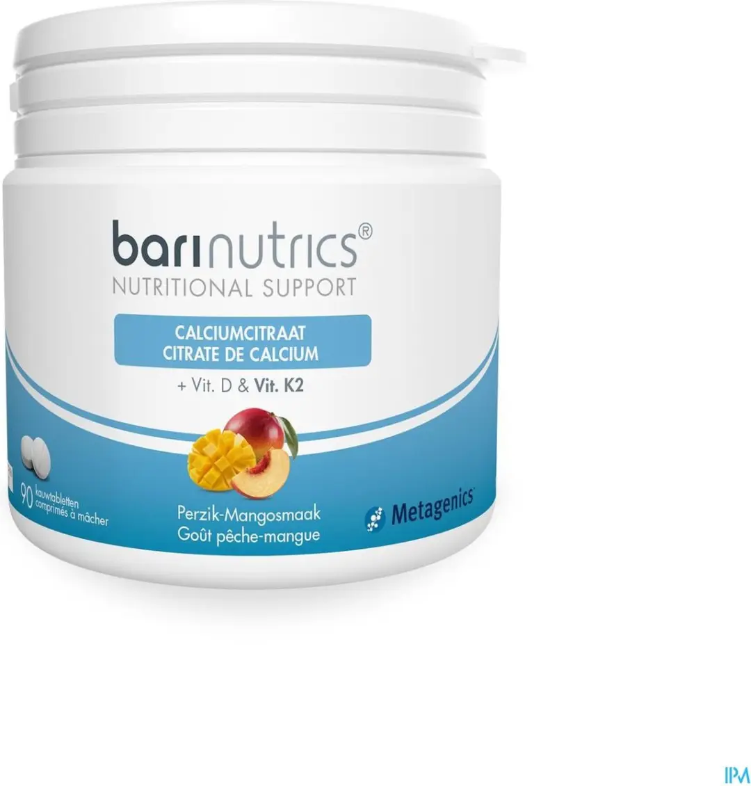 Metagenics BariNutrics Calciumcitraat Vit.D&Vit.K2 90 tabletten