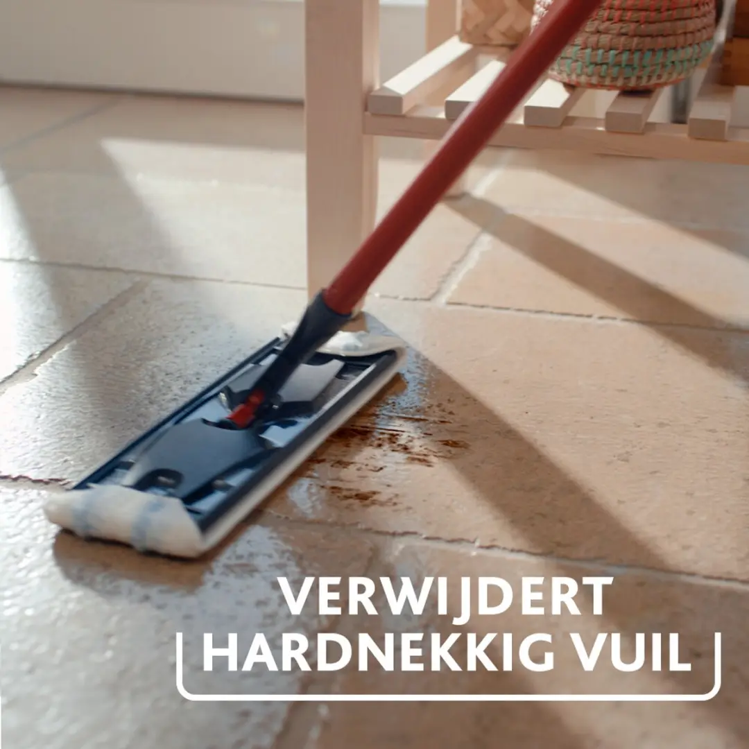 Vileda H2Pro Dweil Navulling - 8 Stuks - Rood