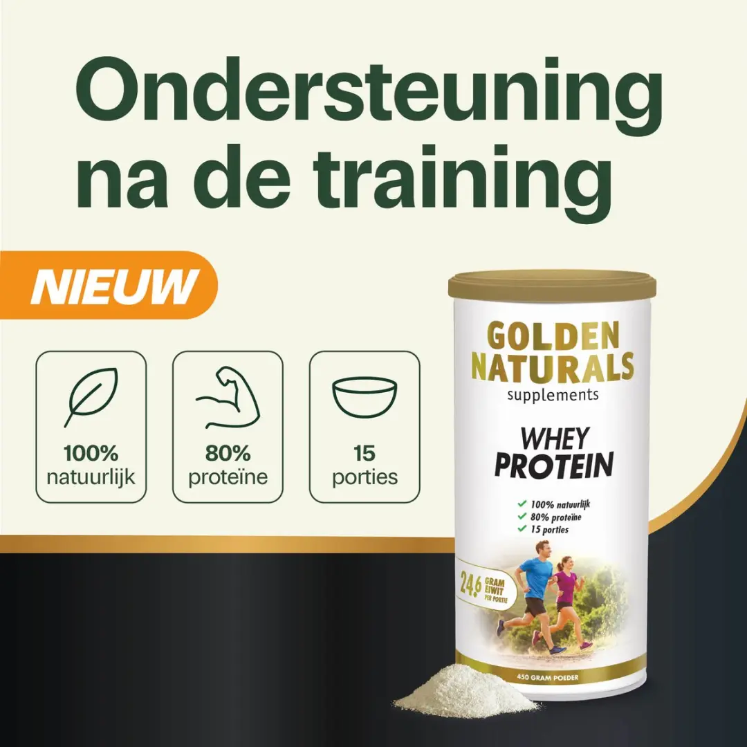 Golden Naturals Whey Protein 80% 450g