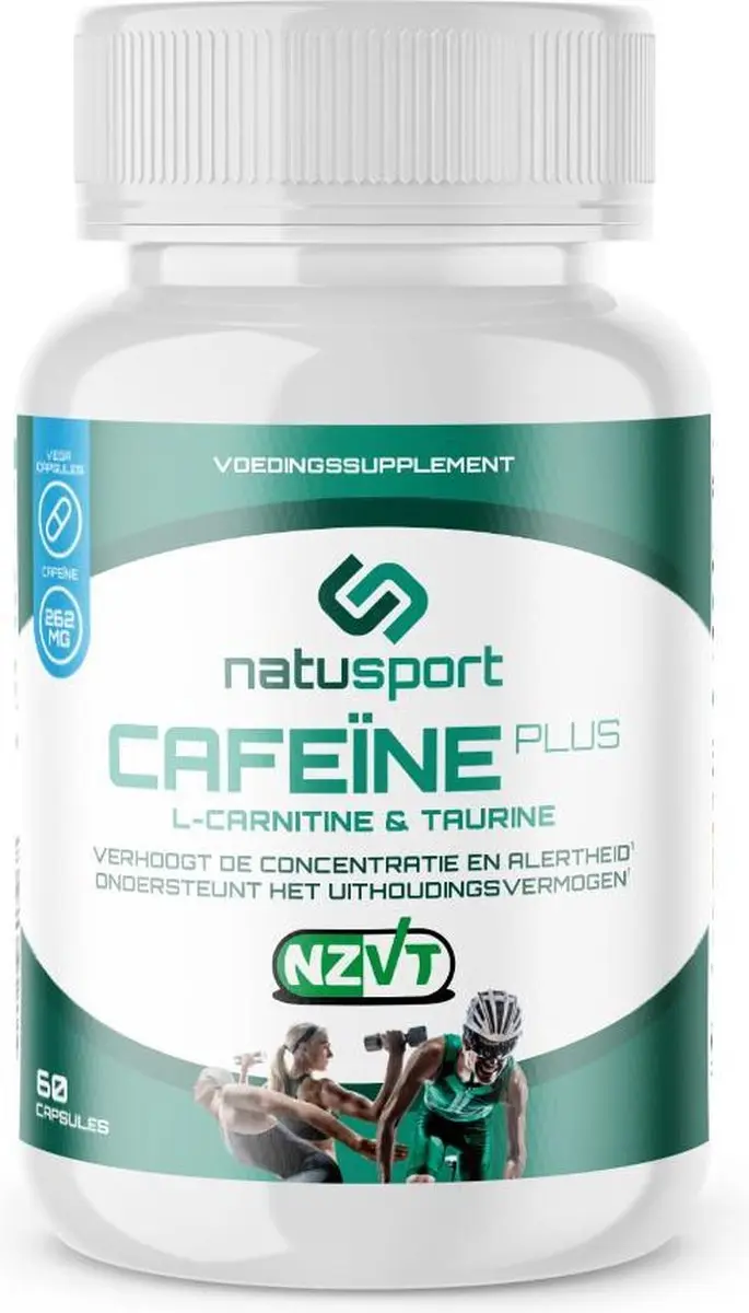 Natusport Cafeïne Plus 60 Vegan Capsules