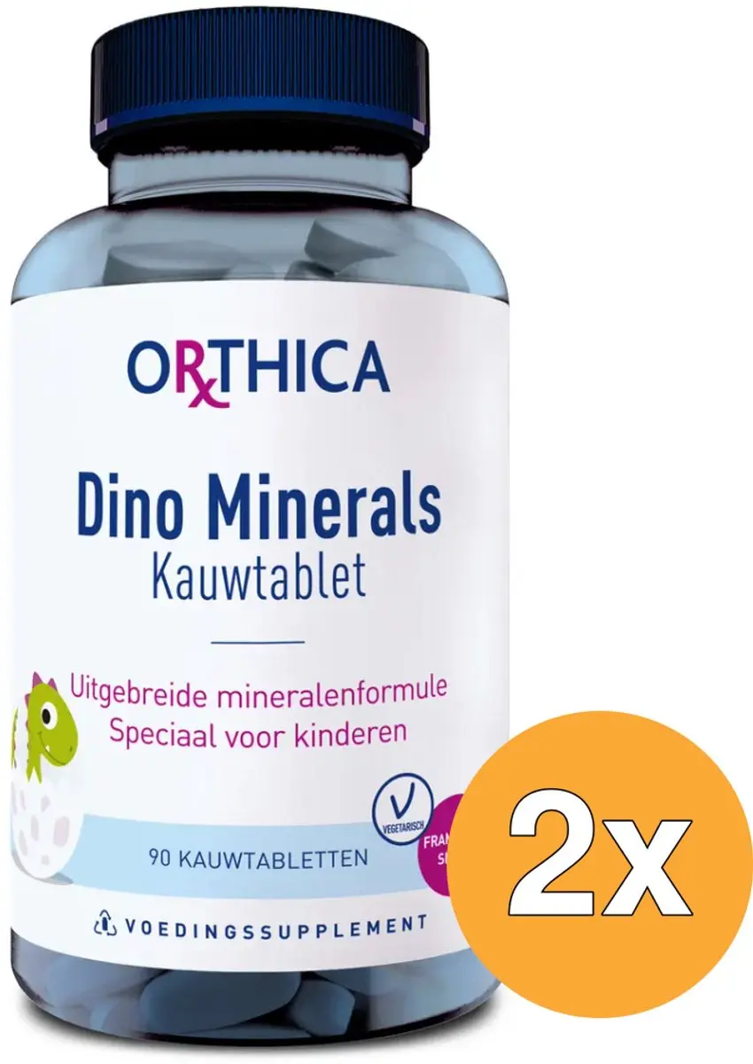Orthica Dino Minerals Kauwtabletten - 180g (2x90 stuks)
