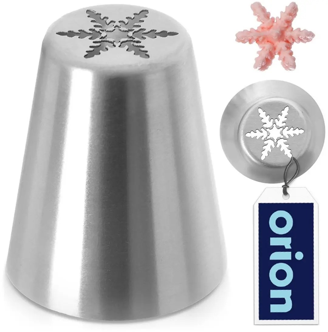Orion Roestvrijstalen Sneeuwvlok Sproeimondstuk - Zilver