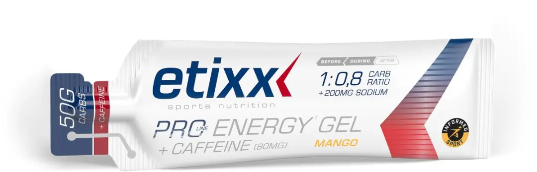 Etixx Pro Line Energy Gel 12x60ml - Mango & Cafeïne