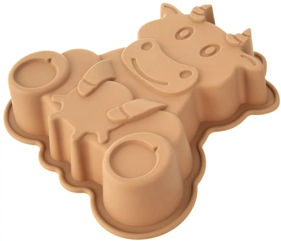 Orion Silicone Koe Bakvorm 20x19x4,5cm - Beige