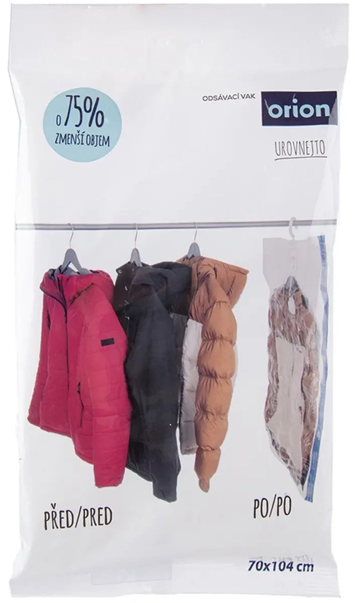 Orion Vacuümzak met Hanger 70x104cm - Transparant - afbeelding 6 van 6
