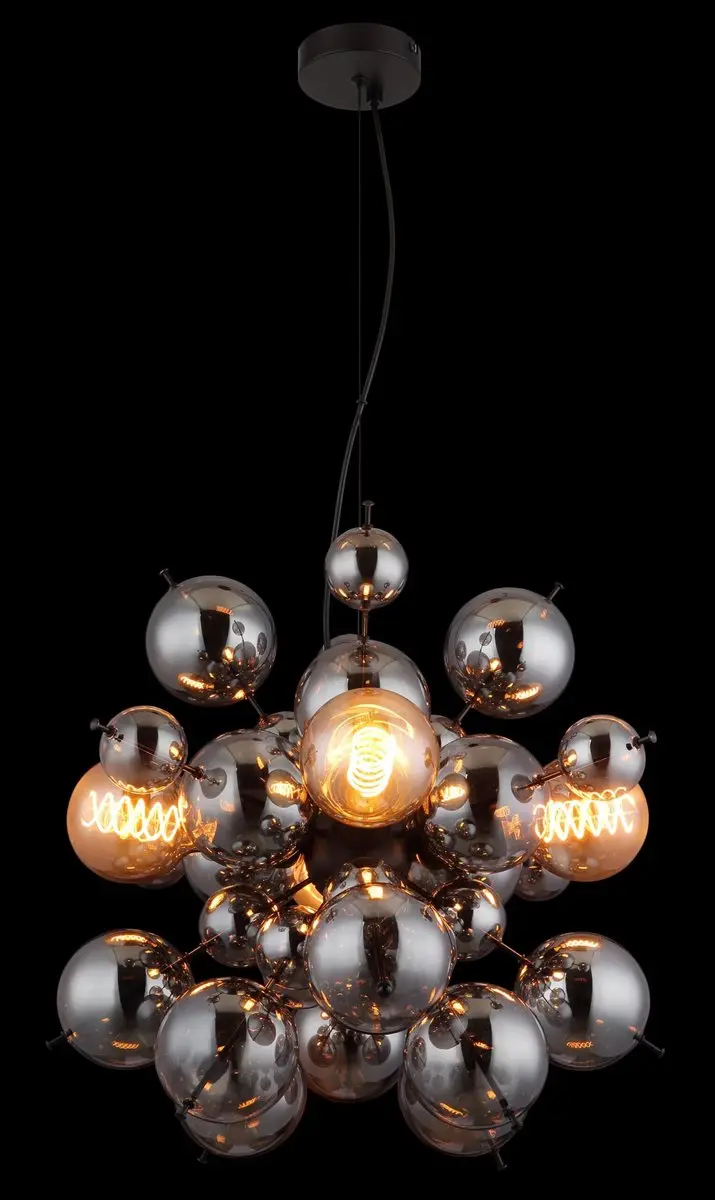 Globo UDO Hanglamp - 4x E27 - Ø52cm - Zwart