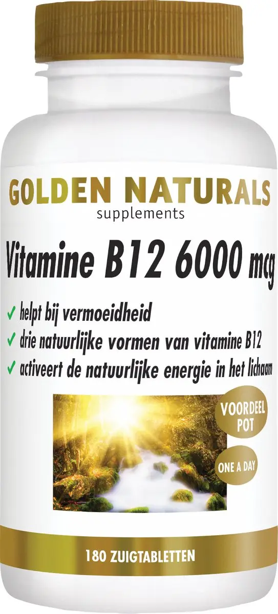 Golden Naturals Vitamine B12 6000 mcg
