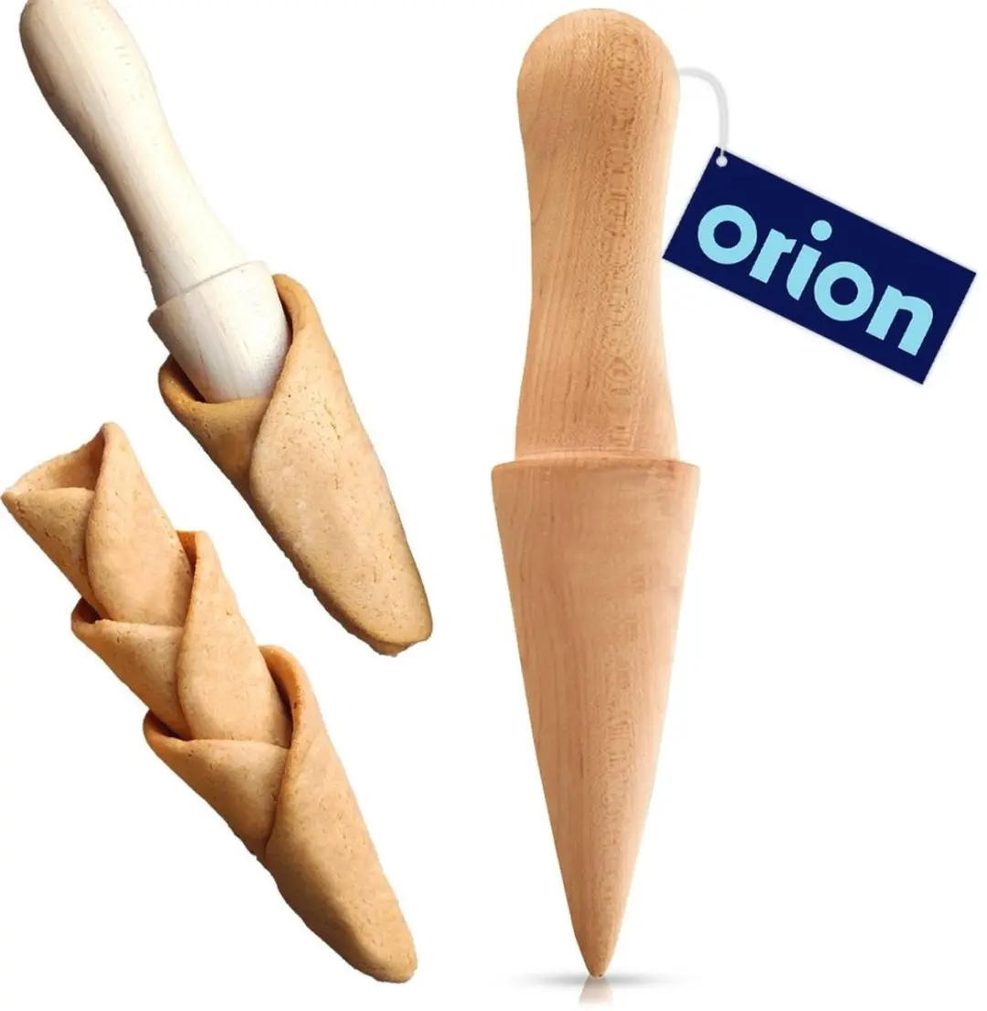 Orion Houten Rozenvorm 18cm - Handgemaakt - Bruin